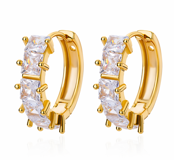 14K GOLD PLATED EARNINGS