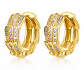 14K GOLD PLATED HOOPS