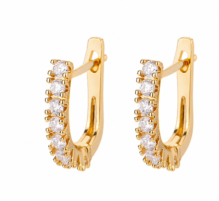 gold plated earrings