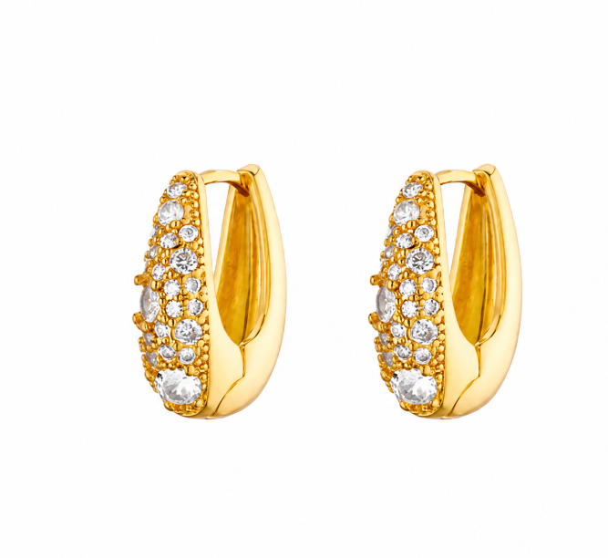 gold plated earings