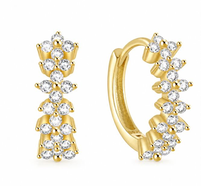 gold plated earrings