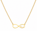 REAL GOLD PLATED INFINITE NECKLACE