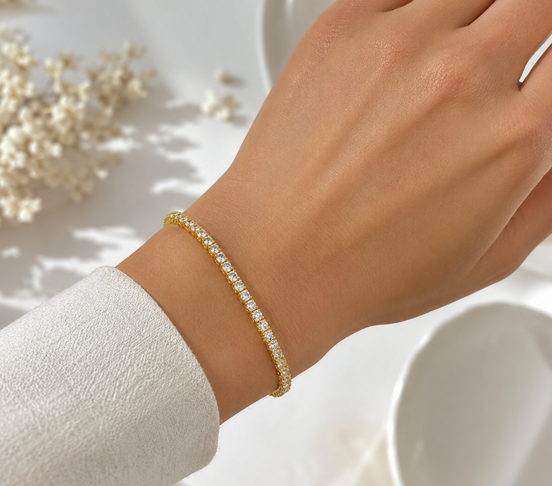 gold plated bracelet