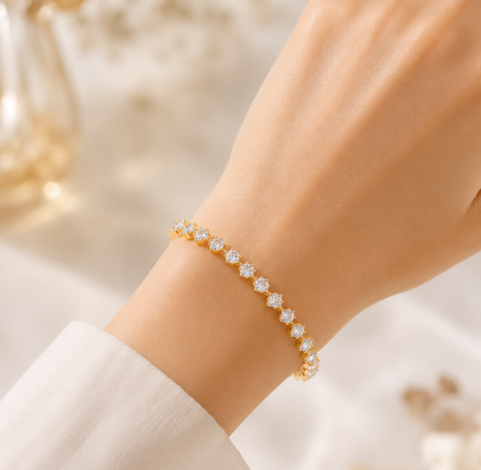 gold plated braclet