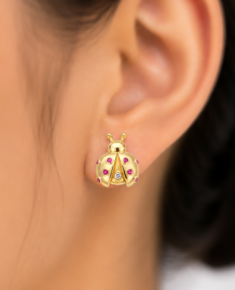 gold plated earrings
